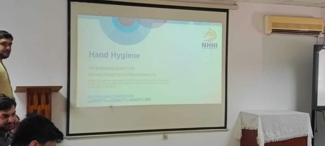 Hands-on training on hand hygiene